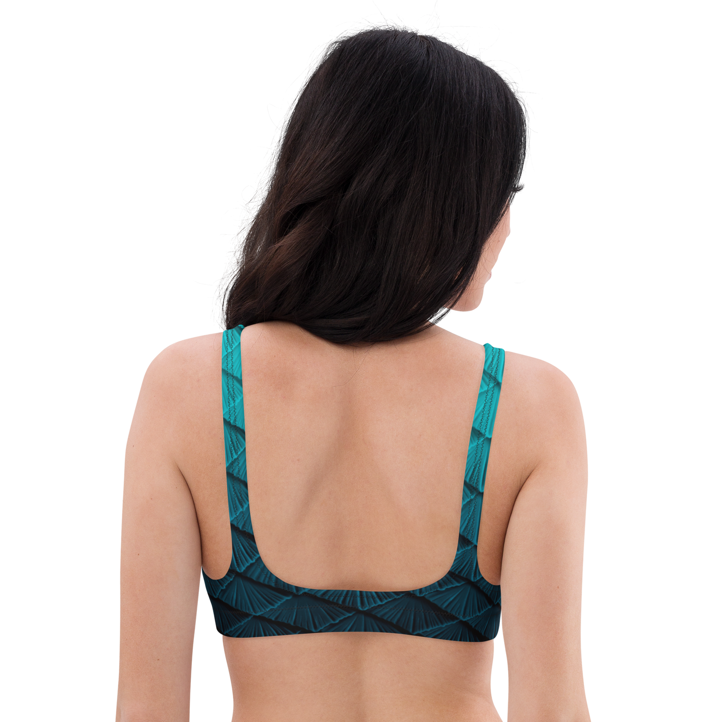 Threadfins Scale Padded Bikini Top