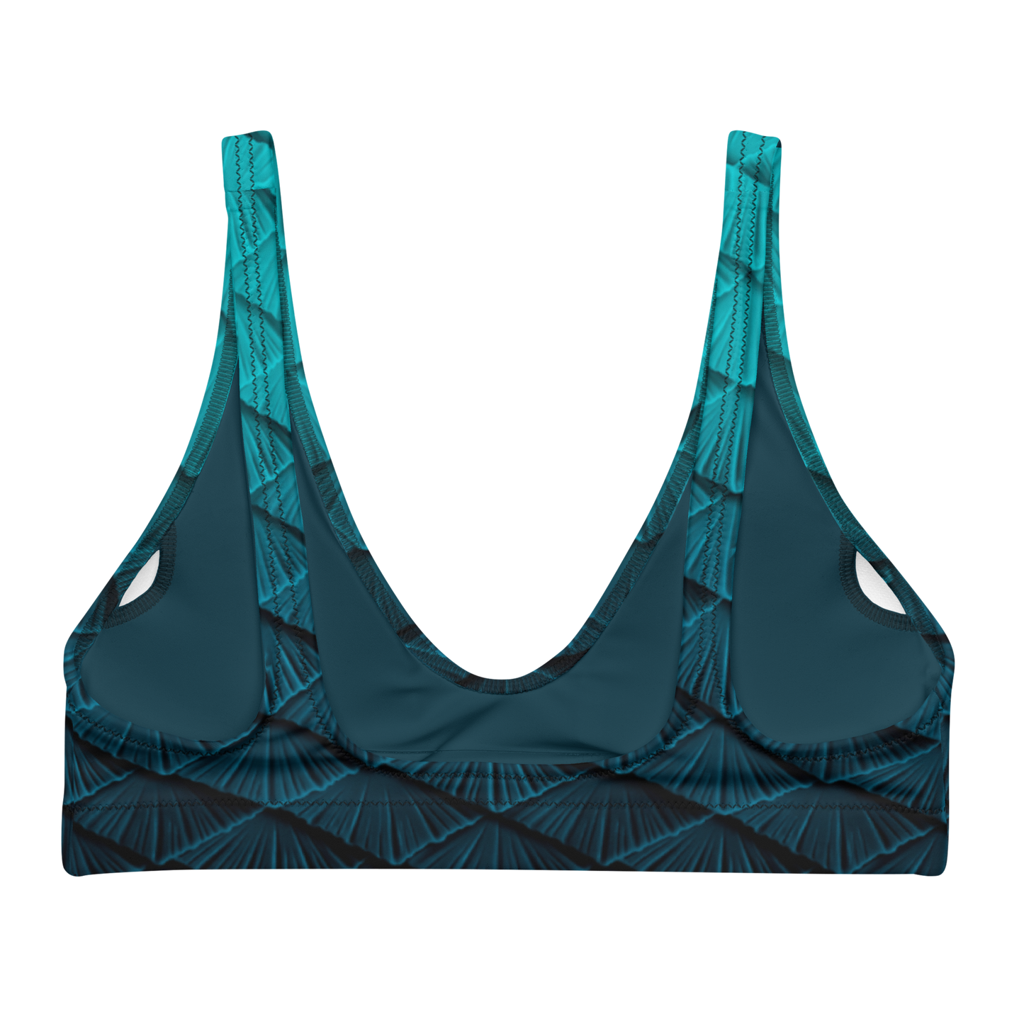 Threadfins Scale Padded Bikini Top