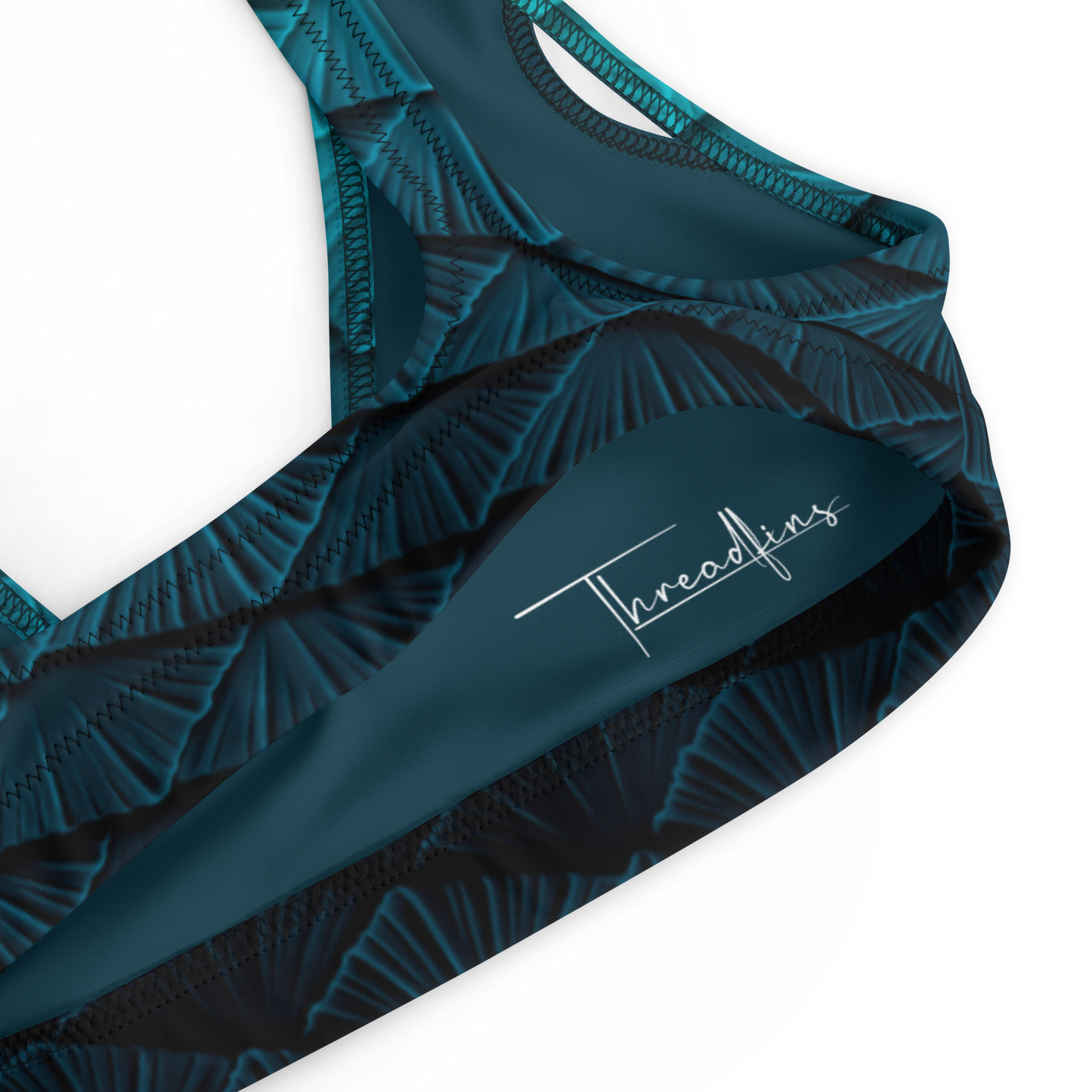 Threadfins Scale Padded Bikini Top