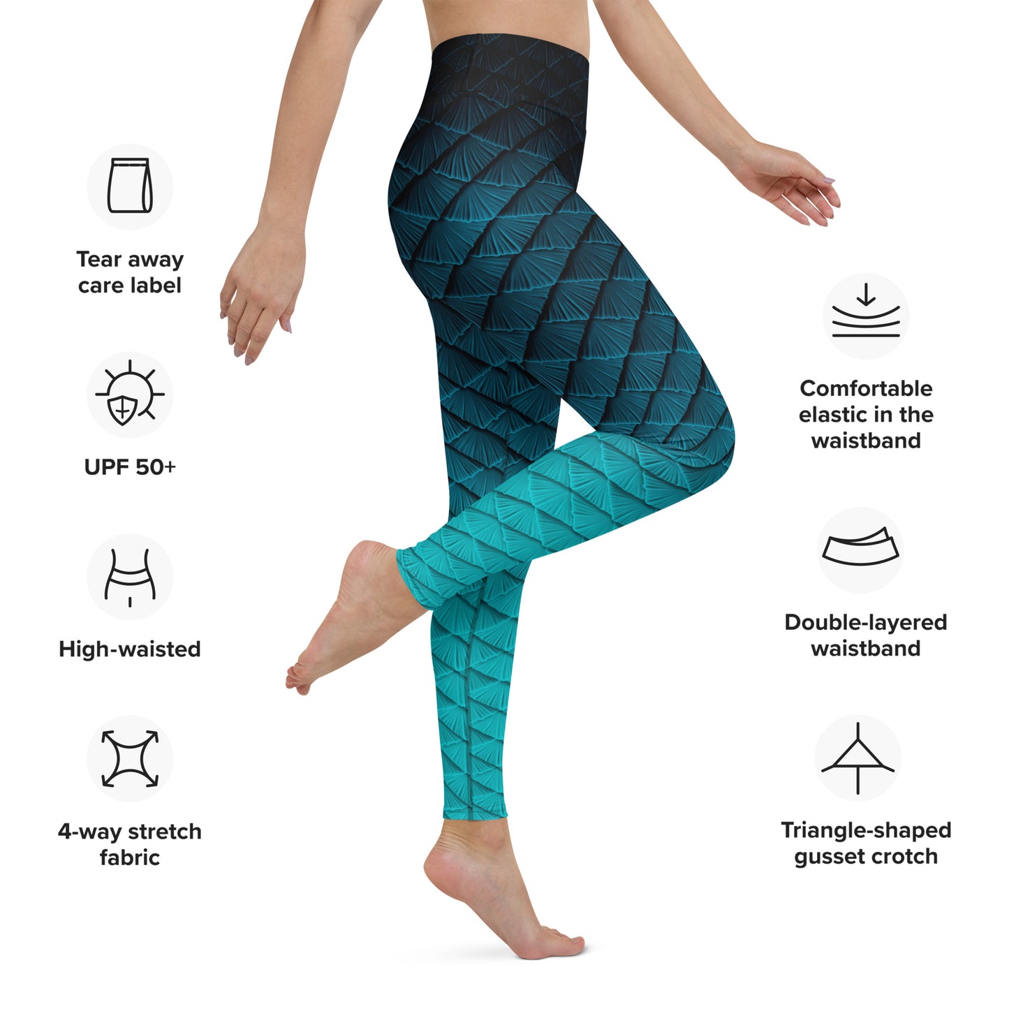 Threadfins Scale Yoga Leggings
